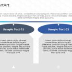 SmartArt List Table 2 Steps PowerPoint Template & Google Slides Theme
