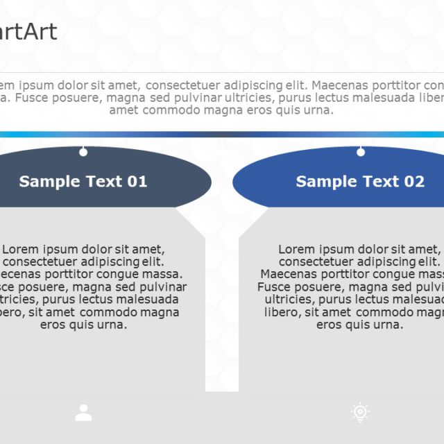 SmartArt List Table 5 Steps