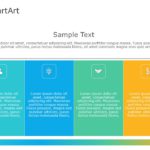 SmartArt List Table 4 Steps & Google Slides Theme