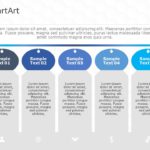 SmartArt List Oval 5 Steps & Google Slides Theme