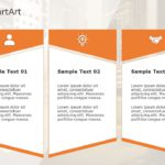 SmartArt List Trapezoid 3 Steps & Google Slides Theme