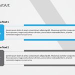 SmartArt List Vertical Accent 2 Steps & Google Slides Theme