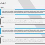 SmartArt List Vertical Accent 4 Steps & Google Slides Theme