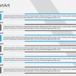 SmartArt List Vertical Accent 6 Steps & Google Slides Theme