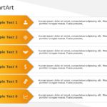 SmartArt List Vertical Block 6 Steps & Google Slides Theme