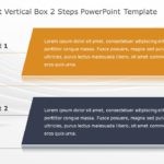 SmartArt List Vertical Box 2 Steps PowerPoint Template & Google Slides Theme
