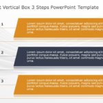SmartArt List Vertical Box 3 Steps PowerPoint Template & Google Slides Theme