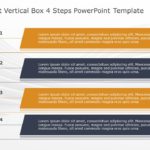 SmartArt List Vertical Box 4 Steps PowerPoint Template & Google Slides Theme