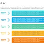 SmartArt List Vertical Bracket 5 Steps PowerPoint Template & Google Slides Theme