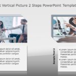 SmartArt List Vertical Picture 2 Steps PowerPoint Template & Google Slides Theme