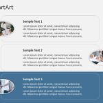 SmartArt List Vertical Picture 3 Steps & Google Slides Theme