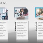 SmartArt List Vertical Picture 3 Steps PowerPoint Template & Google Slides Theme