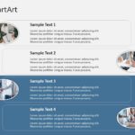 SmartArt List Vertical Picture 4 Steps & Google Slides Theme