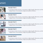 SmartArt List Vertical Picture 5 Steps1 & Google Slides Theme