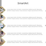 SmartArt List Vertical Picture Accent 5 Steps & Google Slides Theme