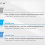 SmartArt List Vertical Tabs 3 Steps PowerPoint Template & Google Slides Theme