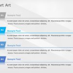 SmartArt List Vertical Tabs 4 Steps PowerPoint Template & Google Slides Theme