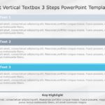 SmartArt List Vertical Textbox 3 Steps PowerPoint Template & Google Slides Theme