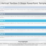 SmartArt List Vertical Textbox 5 Steps PowerPoint Template & Google Slides Theme