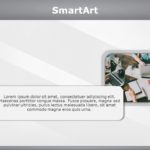 SmartArt Picture Horizontal Layout 1 Steps & Google Slides Theme