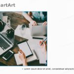 SmartArt Picture Pic Collage 1 Steps & Google Slides Theme