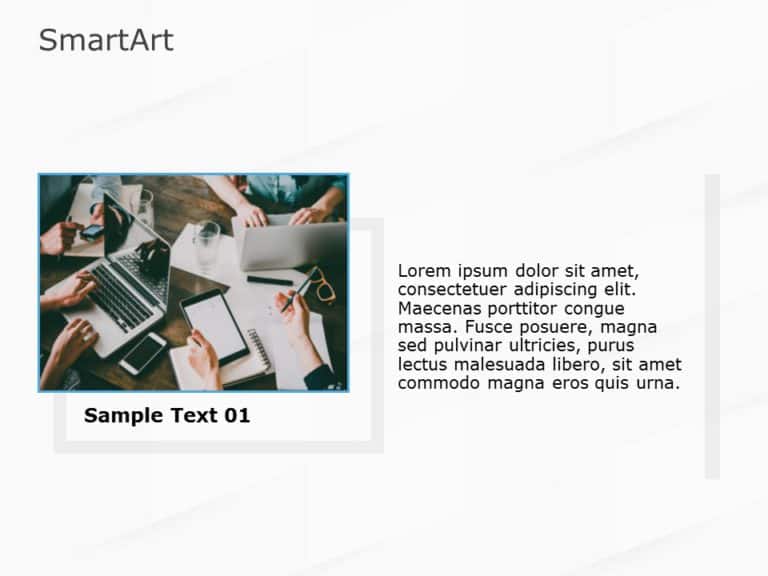 SmartArt Picture Vertical List 1 Steps & Google Slides Theme