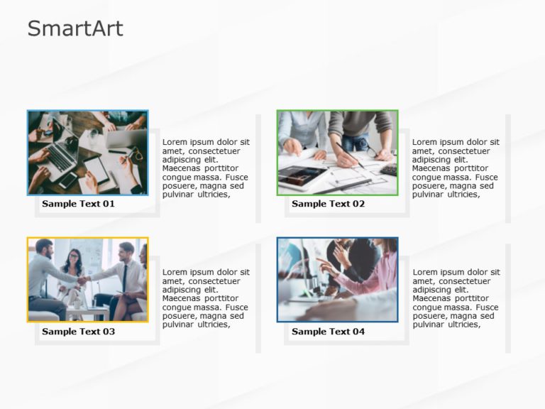SmartArt Picture Vertical List 4 Steps