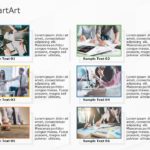SmartArt Picture Vertical List 6 Steps & Google Slides Theme