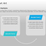 SmartArt Process Alternating Flow 2 Steps