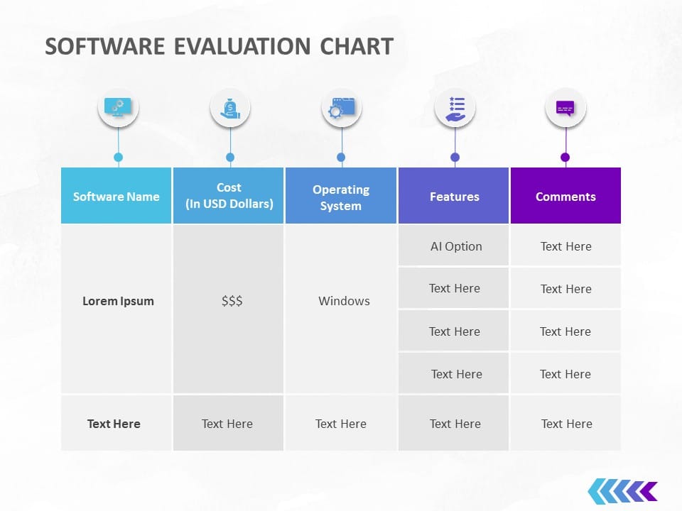Software Evaluation 02 PowerPoint Template & Google Slides Theme