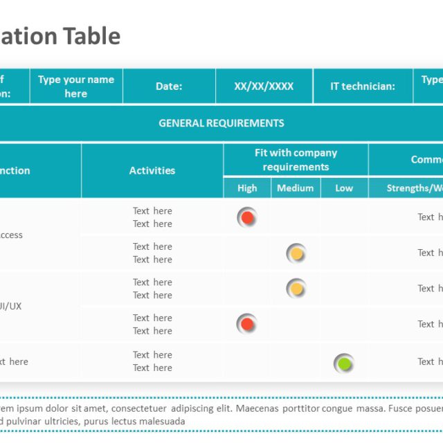 Software Evaluation 05 PowerPoint Template