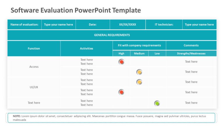 Software Evaluation 03 PowerPoint Template & Google Slides Theme