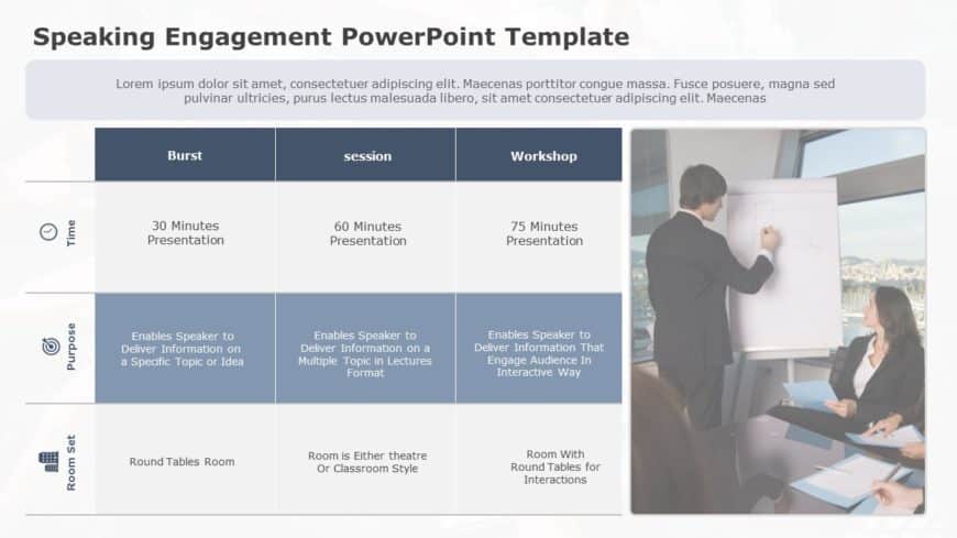 Speaking Engagement 05 PowerPoint Template