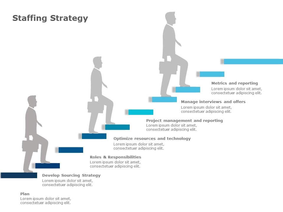 Staffing Strategy 03 PowerPoint Template
