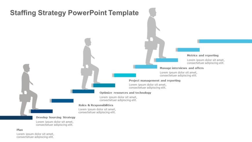 Staffing Strategy 03 PowerPoint Template