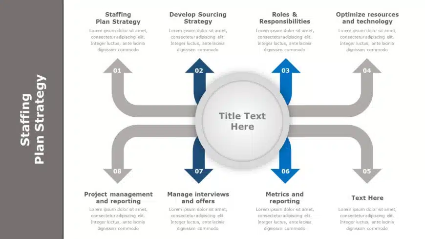 Staffing Strategy 04 PowerPoint Template