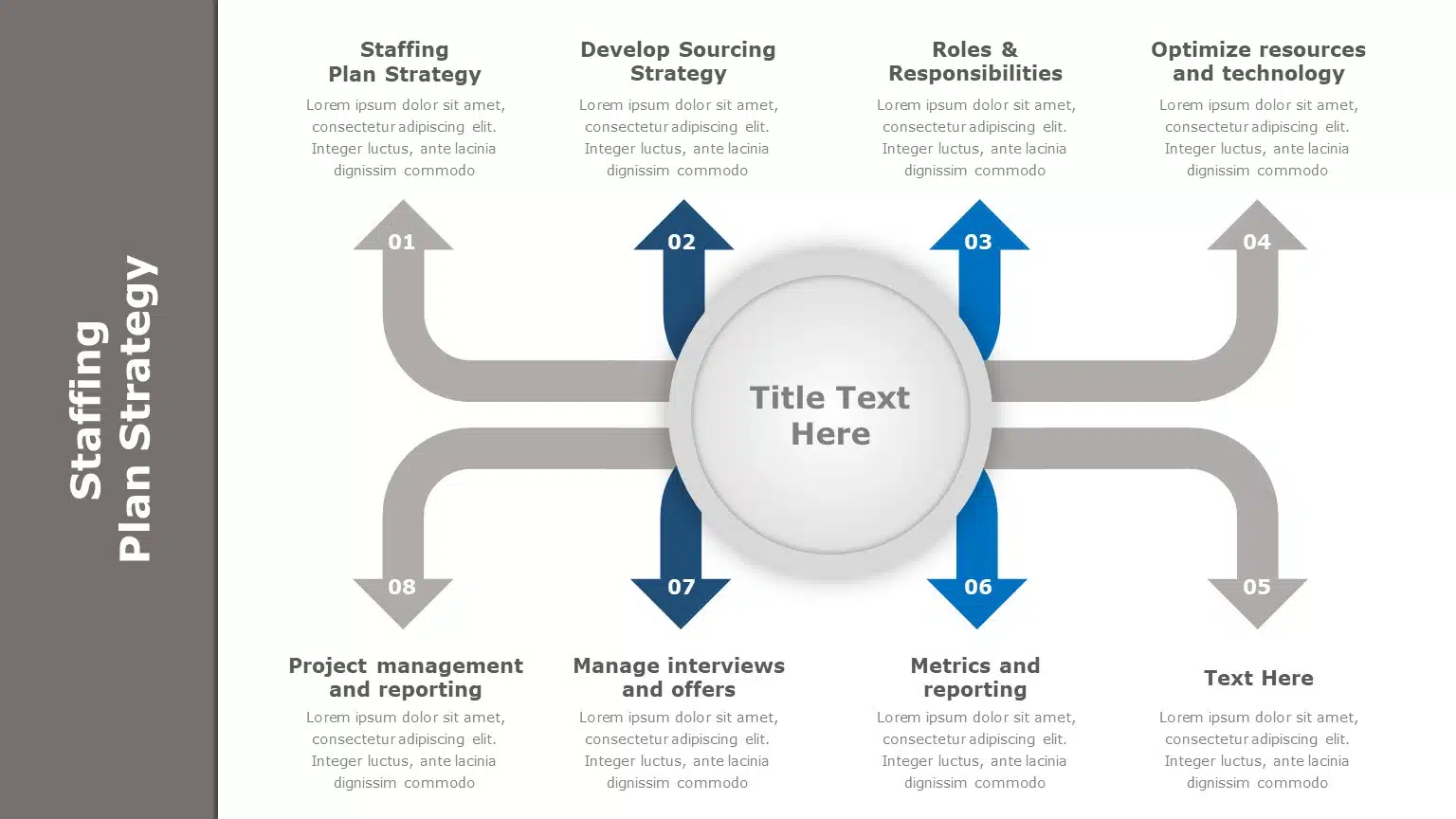 Staffing Strategy 04 PowerPoint Template & Google Slides Theme