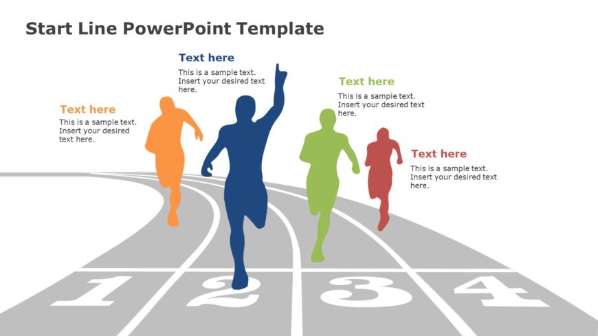 Start Line 02 PowerPoint Template