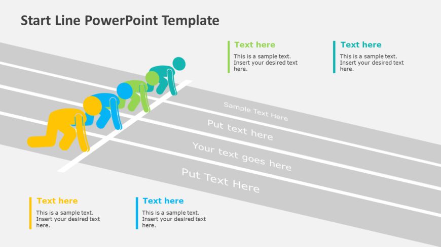 Start Line 05 PowerPoint Template