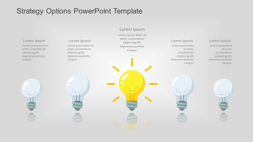 Strategy Options PowerPoint Template