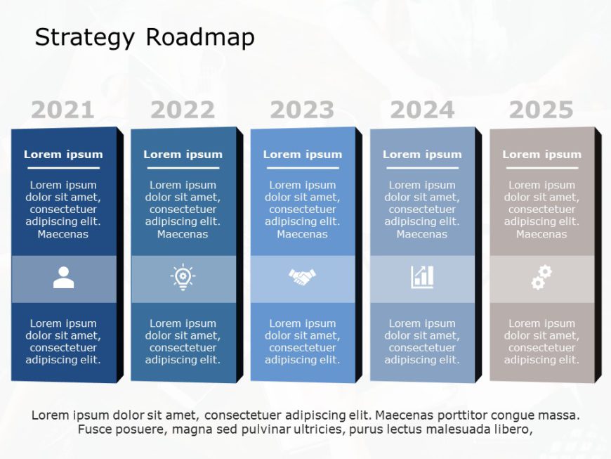 strategic roadmap ppt template