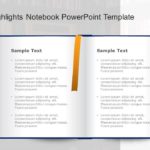 Summary Highlights Notebook PowerPoint Template & Google Slides Theme