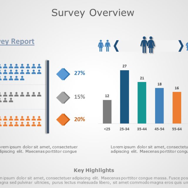 Employee Survey Results Facts PowerPoint Template