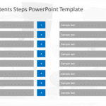 Table of Contents 13 Steps PowerPoint Template & Google Slides Theme