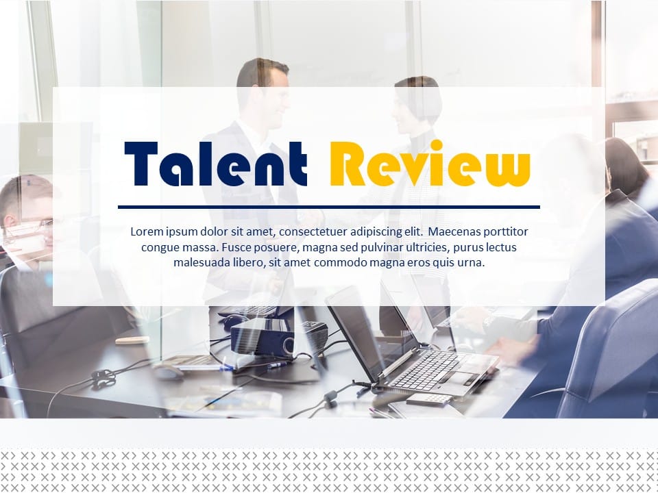 Talent Review Presentation PowerPoint Template & Google Slides Theme