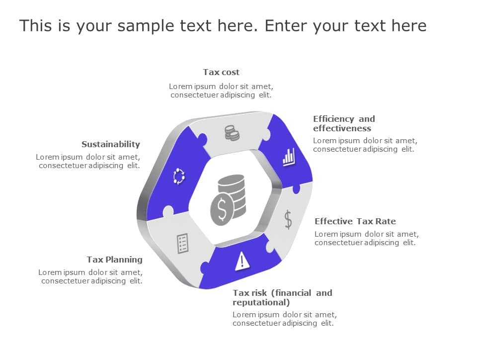 Tax Key Metrics 01 PowerPoint Template & Google Slides Theme