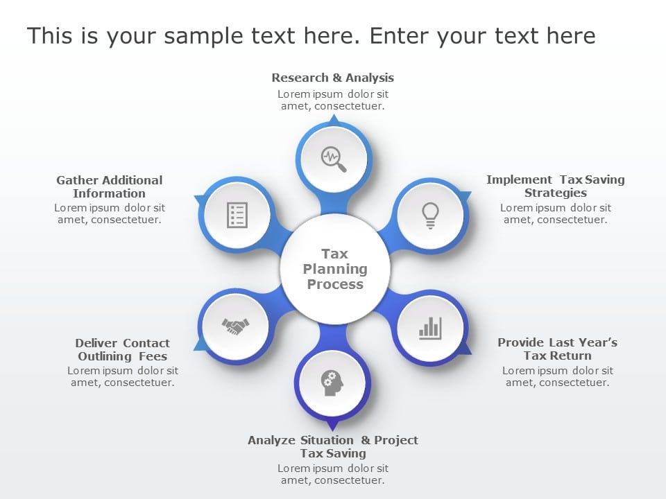 Tax Key Metrics 02 PowerPoint Template & Google Slides Theme
