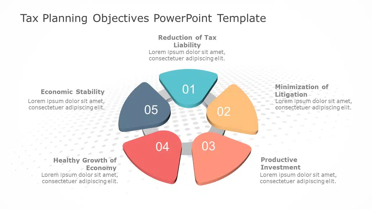 Tax Planning Objectives PowerPoint Template & Google Slides Theme