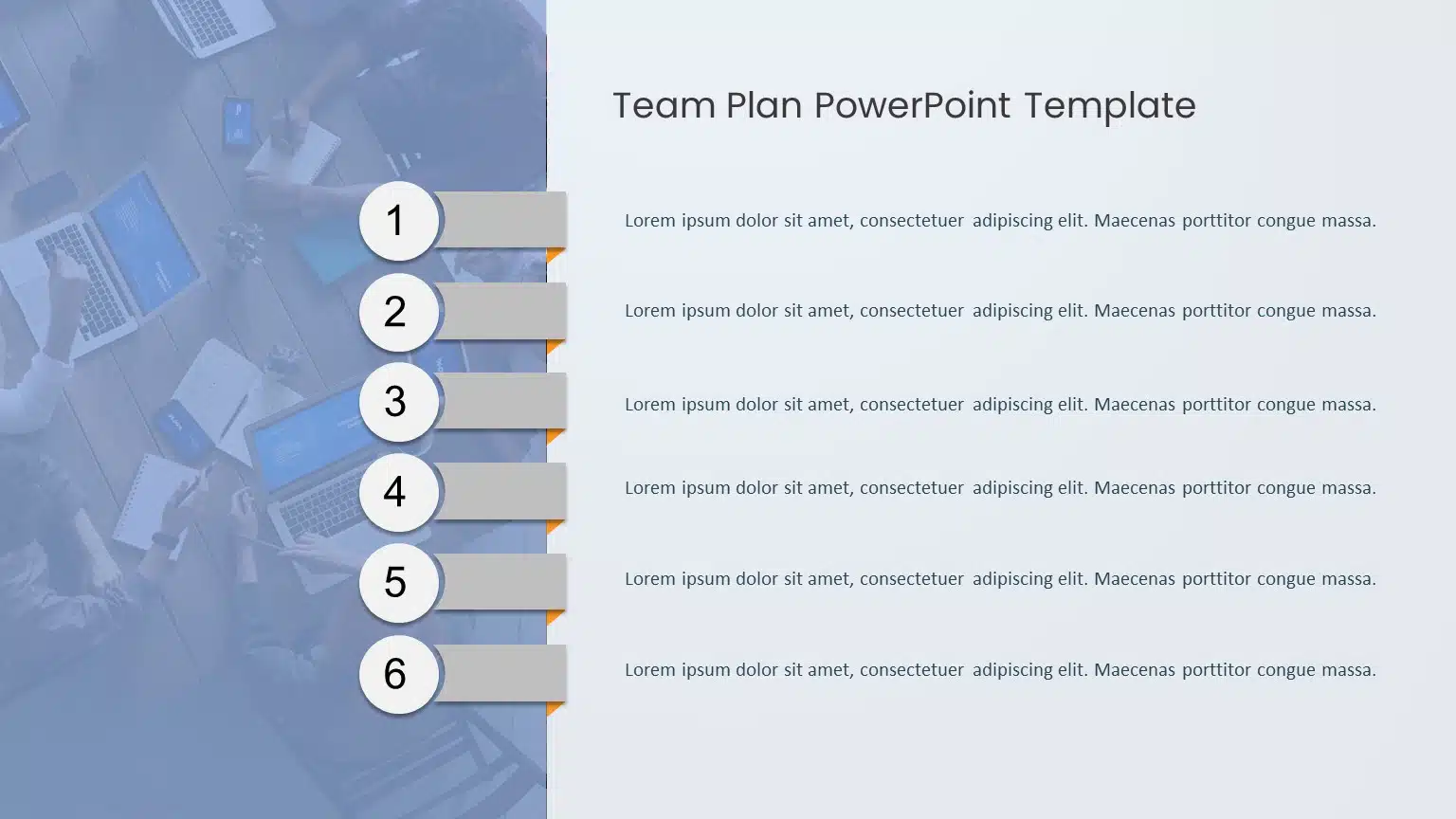 Team Plan 06 PowerPoint Template & Google Slides Theme