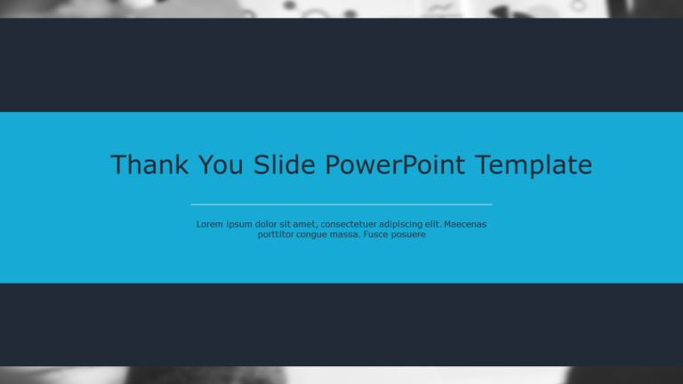 Thank You Slide 1 PowerPoint Template & Google Slides Theme